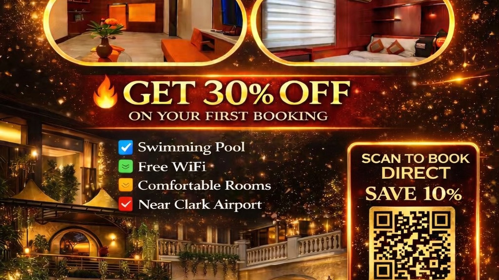 Baoly Clark Residence hotel view